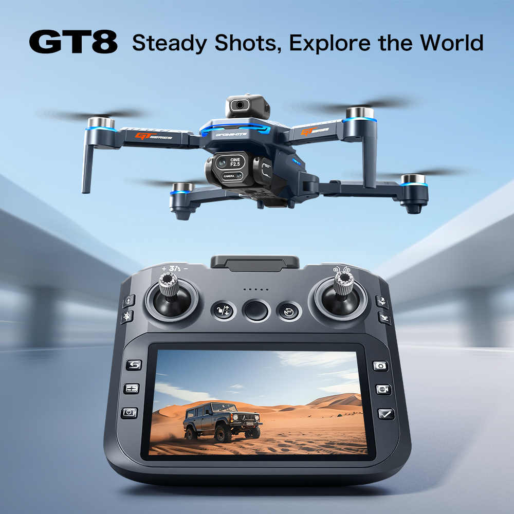 GT8 Max โดรนพับได้ 8K HD กล้อง - Drone Camera Lens บทวิจารณ์และราคา