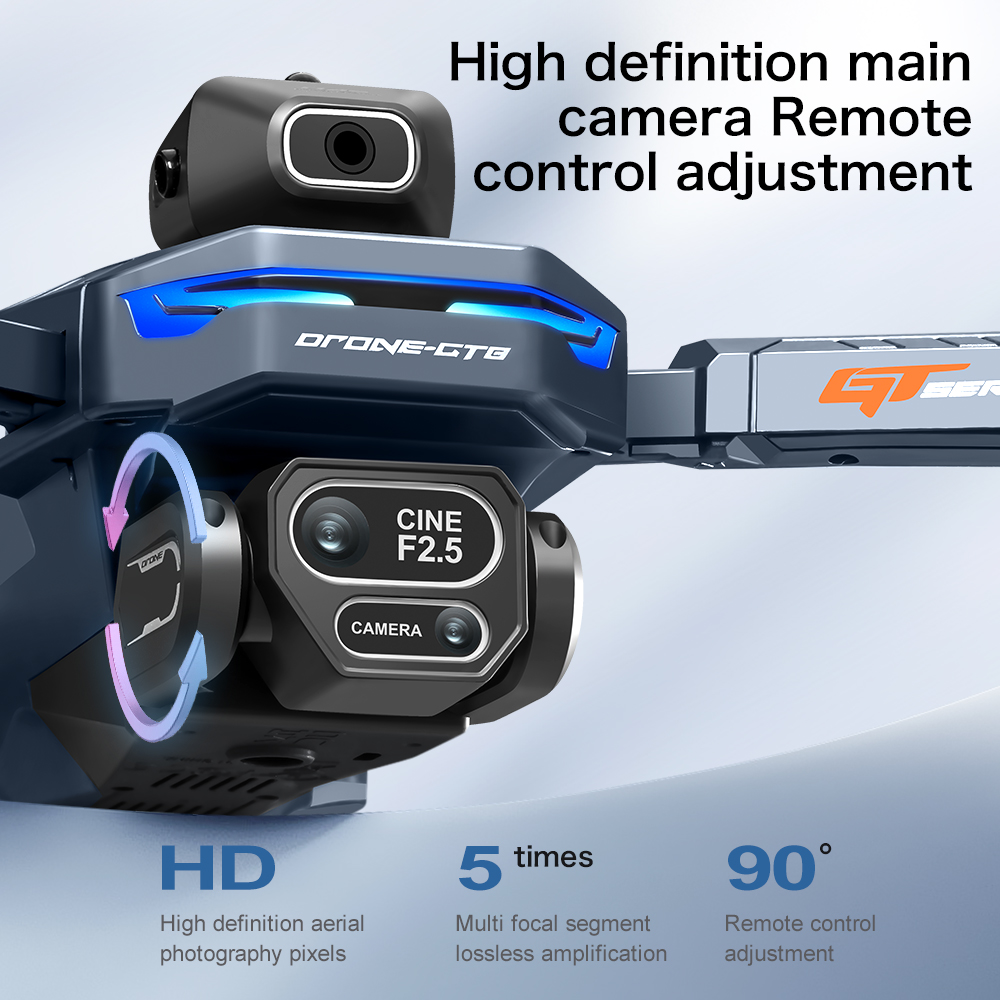 โดรน NEW GT8 HD RC 4K ระดับมือ - Drone Camera Lens บทวิจารณ์และราคา