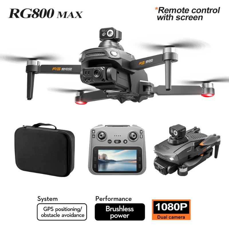 ใหม่ RG800 MAX Drone 1080P HD  - Drone Camera Professional บทวิจารณ์และราคา