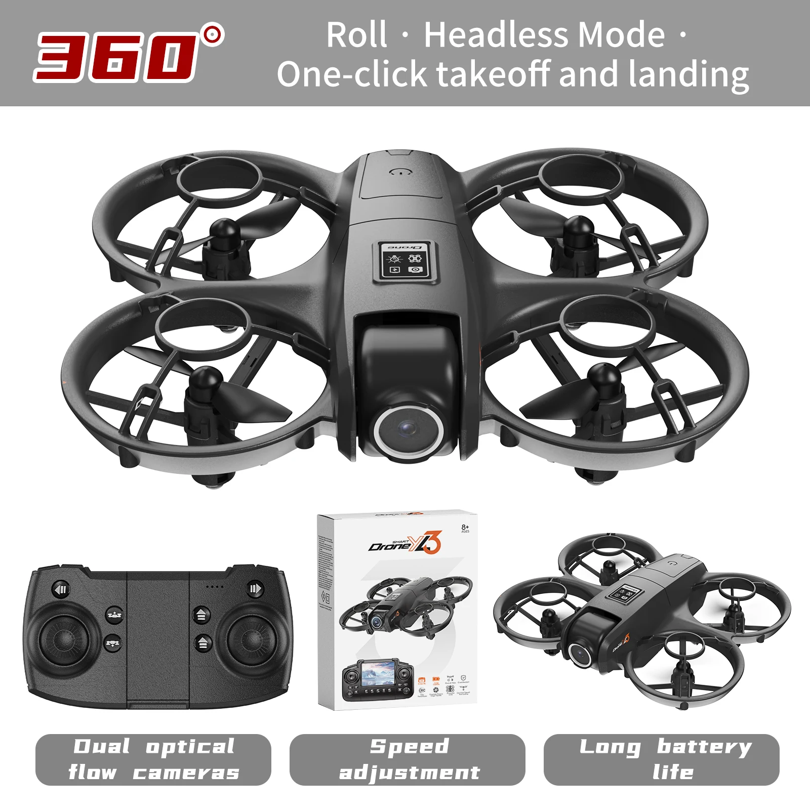 โดรน YL3 RC รุ่นใหม่ 8K 1080P  - Drone Camera Lens บทวิจารณ์และราคา