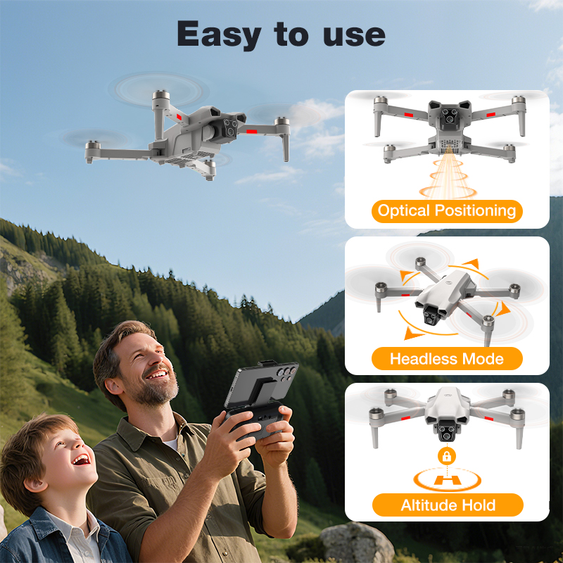 โดรนรุ่นใหม่ L017 Pro Brushles - Drone Camera Lens บทวิจารณ์และราคา